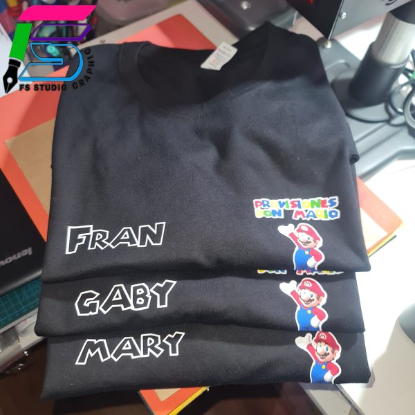 POLERA UNISEX ESTAMPADA