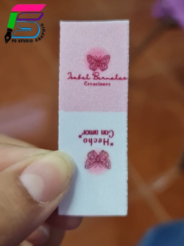 ETIQUETA DE ROPA 5,5 x 2 CM