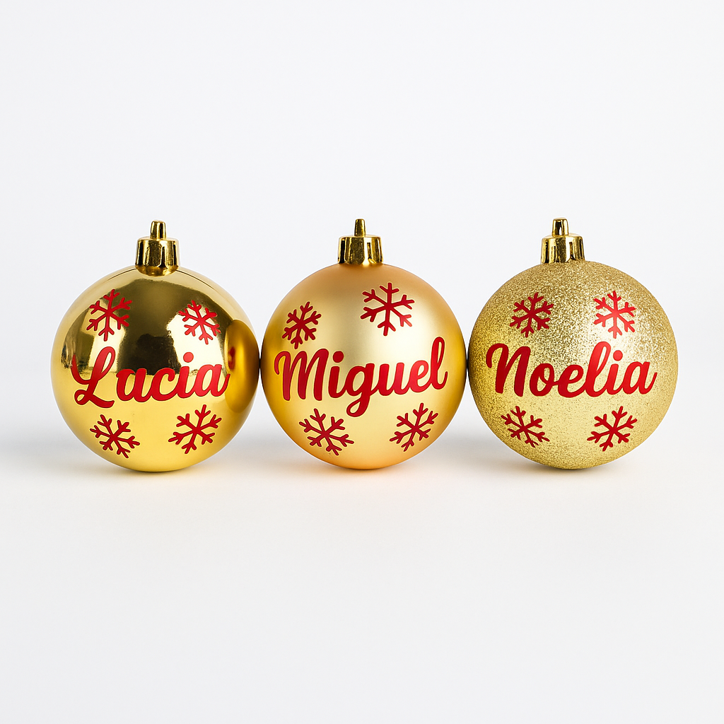 ESFERAS NAVIDEÑAS PERSONALIZADAS - Imagen 2