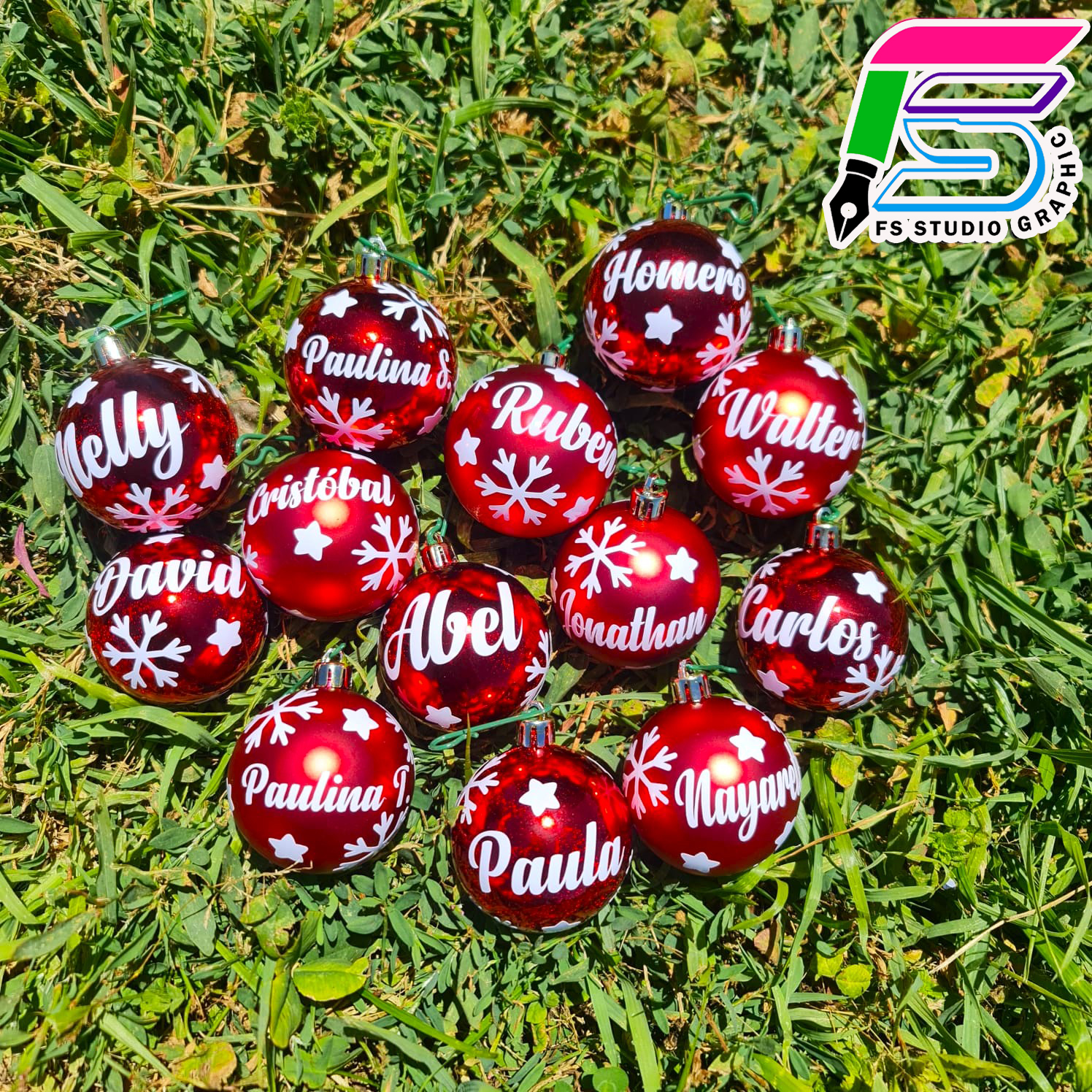 ESFERAS NAVIDEÑAS PERSONALIZADAS