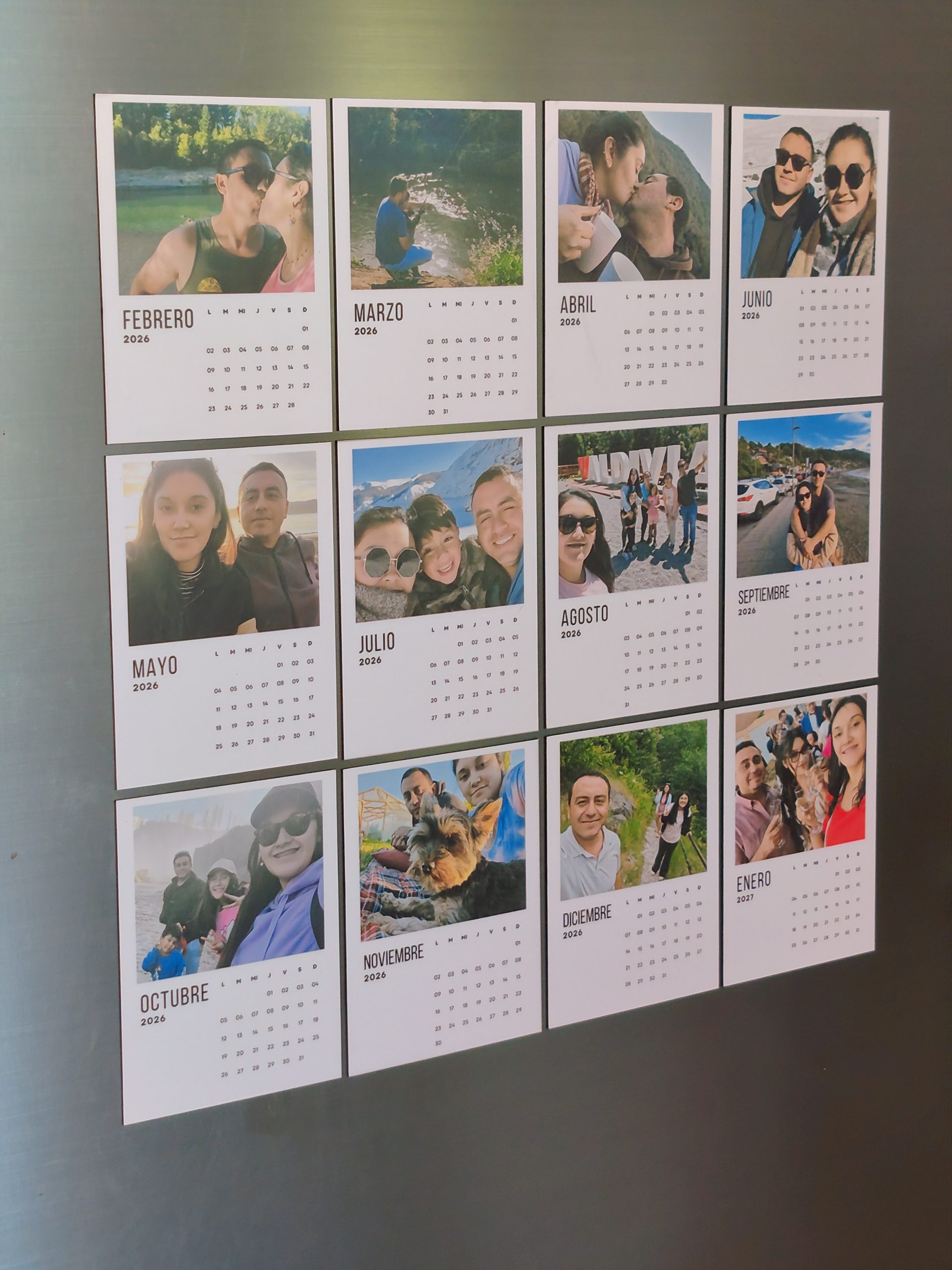 CALENDARIO IMANTADO 12 MESES 9X12 CM - Imagen 2